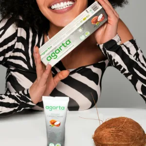 AGARTA Natural Activated Charcoal Toothpaste 100 ML - coconut