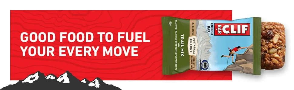 CLIF BAR - Energy Protein Bars - Trail Mix - Made with Organic Oats - Energy Bars - Non-GMO - (5 Pack) Trail Mix 5 Count - image
