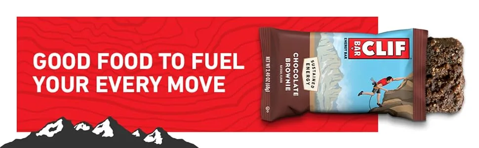 CLIF BAR - Energy Protein Bars - Chocolate Brownie - Made with Organic Oats - Energy Bars - Non-GMO - (15 Pack) Chocolate Brownie 15 Count - image