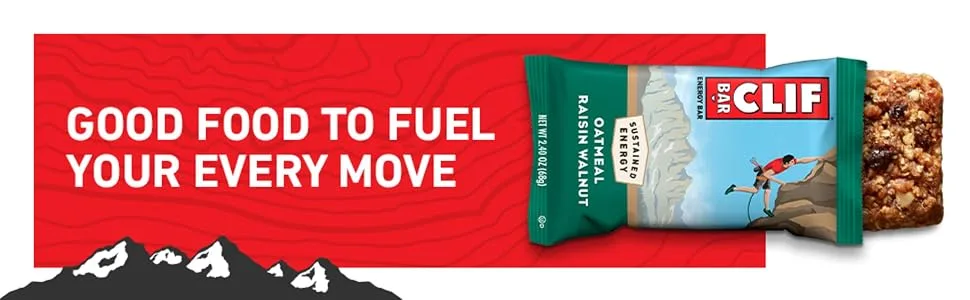 CLIF BAR - Energy Protein Bars - Oatmeal Raisin Walnut - Made with Organic Oats - Energy Bars - Non-GMO - (10 Pack) - image