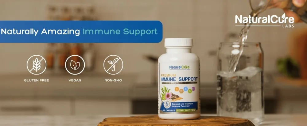 Natural Cure Labs Premium Immune Support 60 Count (Pack of 1) - Natural Cure Labs Premium Immune Support