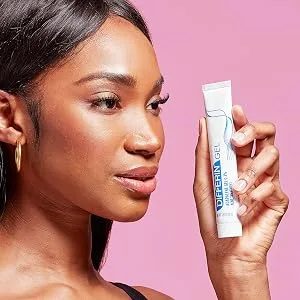 Differin Adapalene Prescription Strength Retinoid Gel 0.1% Acne Treatment (Up to 90 Day Supply)  45 Gram - differin, face cleanser, face moisturizer, lotion, retinoid, differin gel, moisture, oil control