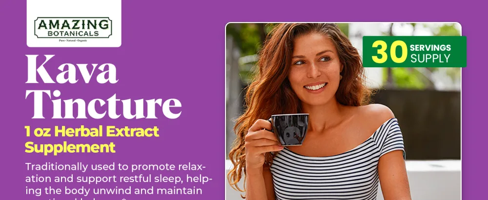Kava Kava Tincture Herbal Extract for Natural Calm & Relaxation 70% Kavalactones Extract Tincture High-Potency Blend Premium Liquid Supplement 30ml (1oz) - kava tincture 1oz