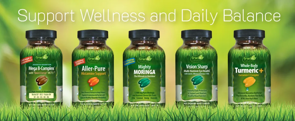 Irwin Naturals Vision Sharp Multi-Nutrient Eye Health - 42 Liquid Soft-Gels, Pack of 2 - with Lutein, Bilberry & Omega-3s - 42 Total Servings - General Wellness Products