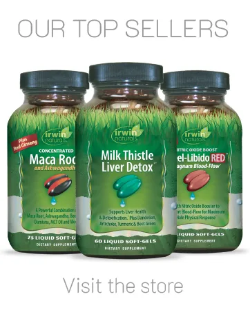 Irwin Naturals High Potency Mega D3 & K2 + Turmeric Extract 60 Liquid Soft-Gels - Irwin Top Sellers
