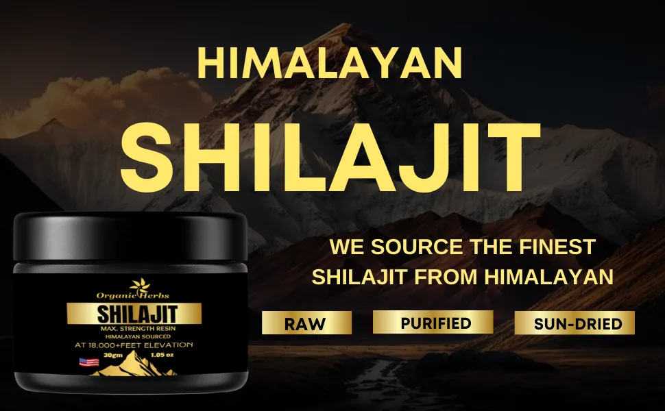 Organic Herbs Pure Natural Himalayan Shilajit Resin for Men & Women for Energy Boost & Immune Support (30Gm/1.0 Ounce) - shilajit