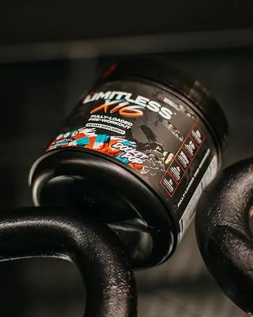 LIMITLESS Magnum Nutraceuticals x16 Fully Loaded Preworkout 20/40 Servings, Classic Candy Flavor, High-Energy, Focus, Strength & Endurance for Maximum Performance - candy