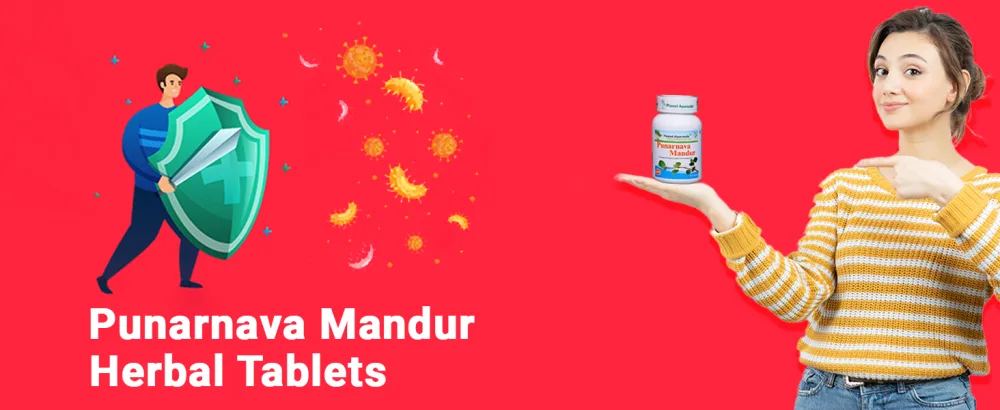Planet Ayurvda Punarnava Mandur - Herbal Tablets, 100% Natural (1) - Punarnava Mandur