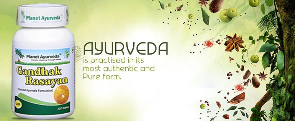 Planet Ayurveda Gandhak Rasayan Tablets - Single Bottle 1 - Gandhak Rasayan