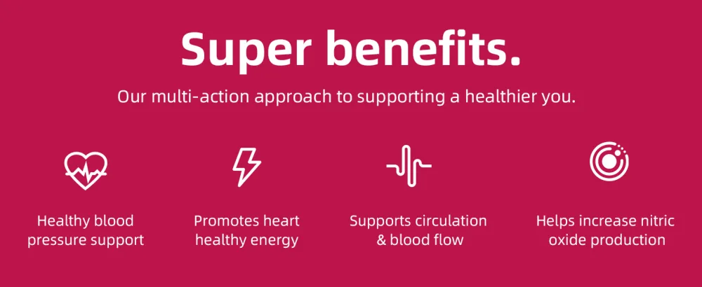 BIYODE Beet Root Chews for Circulation & Heart Support: 700mg Beet Root 250mg Grape Seed Extract Nitric Oxide Booster for Energy & Vitality Pomegranate Flavor Low Sugar Non-GMO 60 Soft Chews - Beet Root Chews