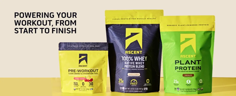Ascent 100% Whey Protein Powder, Chocolate 4 lb & Creatine Monohydrate Powder, Unflavored 45 Servings - product information 5