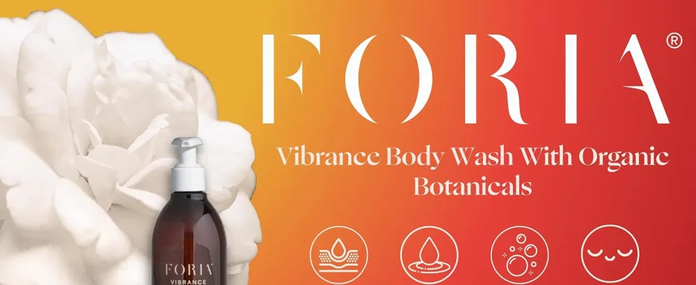 FORIA Everyday Body Wash - Organic, pH-Friendly, Sensitive Skin Safe - 10 Fl Oz Body & Feminine Wash - Foria body wash