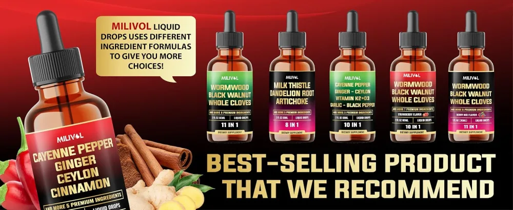 8in1 Cayenne Pepper Liquid Drops with Ginger, Ceylon Cinnamon and 5 More Herbals - Digestion, Circulatory Heath Support - 2 Fl Oz for 2 Months 2 Fl Oz (Pack of 1) - Mil9. Cayenne Liquid_160ml_2500mg