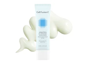 Cell Fusion C Aquatica UV Defense Face Sunscreen SPF 50, No White Cast, Hydrating SPF Moisturizer with PDRN, 50ml / 1.69 fl.oz - product information 9