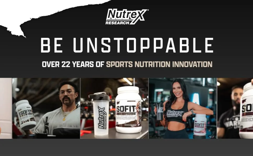 Nutrex Research IsoFit Whey Protein Powder Instantized 100% Whey Protein Isolate (30 Servings (Pack of 1), Vanilla Bean Ice Cream) Vanilla Bean Ice Cream 2.14 Pound (Pack of 1) - Be Unstoppable