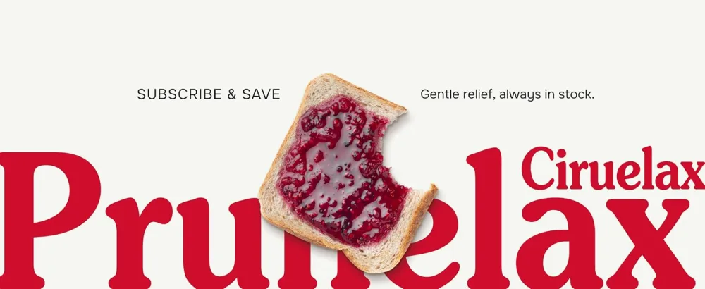 Prunelax/ Ciruelax Regular Strength Laxative Jam - Gluten-Free Natural-Ingredient Laxative for Occasional Constipation - 10.6 Oz - bread with prunelax jam on it. subcribe and save. gentle relief, always in stock.