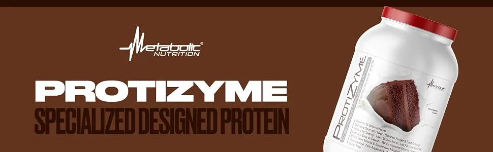 ProtiZyme Protein Powder by Metabolic Nutrition Peanut Butter Cookie 2 Pound (Pack of 1) - protizyme