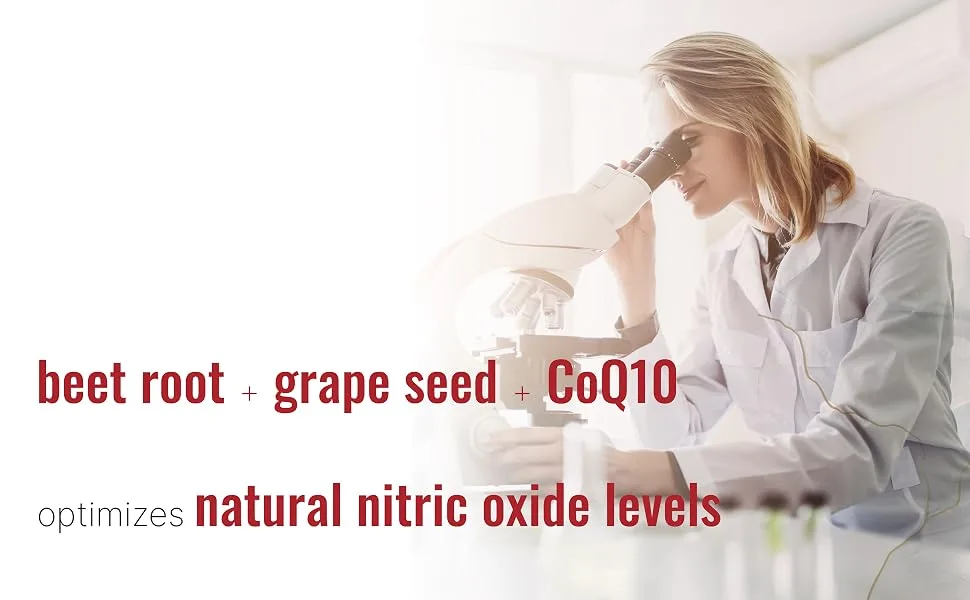 Beet Root 3 000mg with Grape Seed Extract & CoQ10 400 Tablets | 200 Servings | Super Beets Supplements from Fresh Beetroot Extract for Nitric Oxide Blood Pressure & Heart Health Support - product information 23
