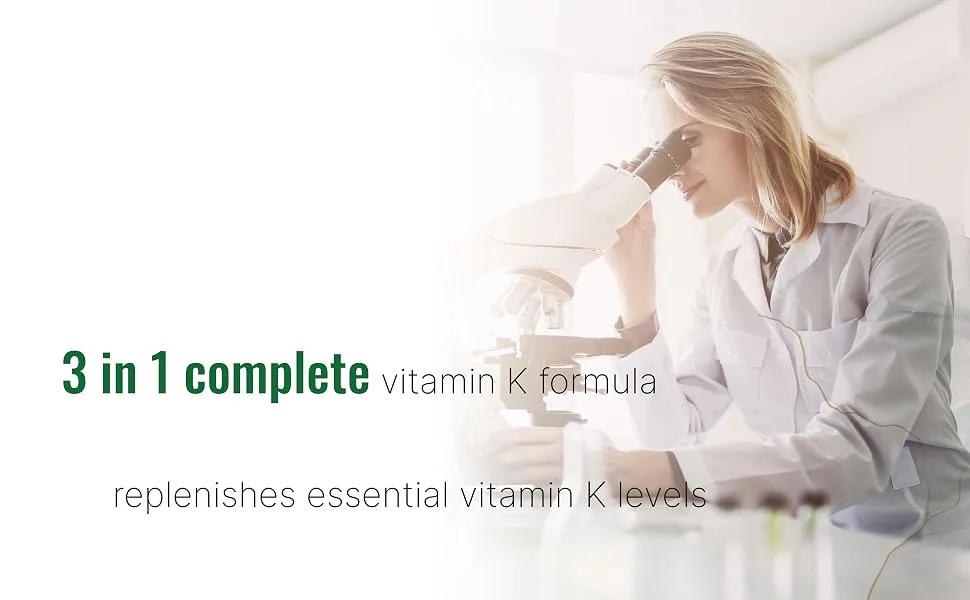 Micro Ingredients Super Vitamin K Complex (K2 MK7 + MK4 & K1) 360 Coconut Oil Softgles | Easily Absorbed K Vitamins Active Menaquinone Complex | Immune Joint & Heart Support | Non-GMO - product information 23