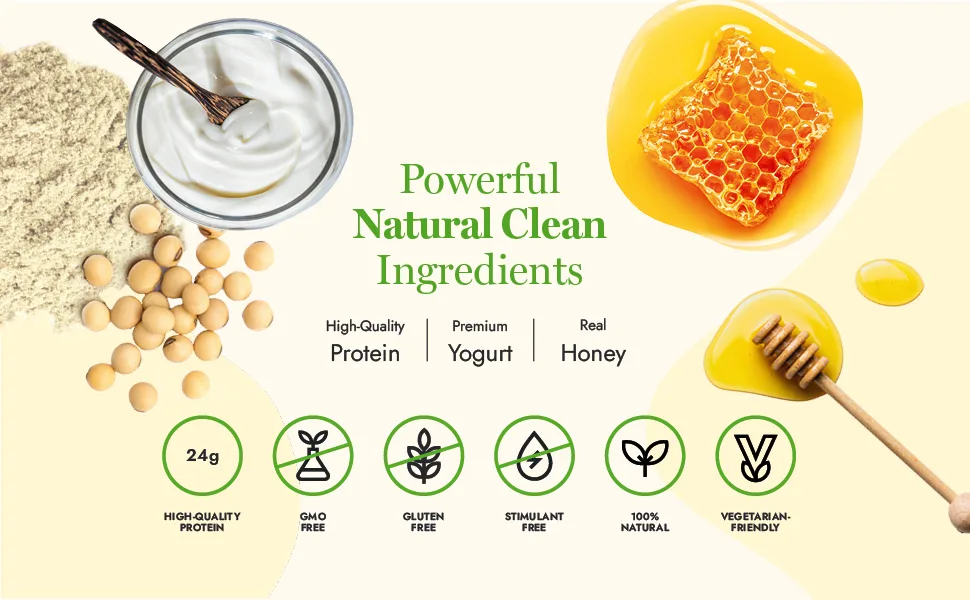 Almased Multi-Protein Powder 17.6 OZ (Pack of 2) - Powerful, natural, clean ingredients: high-quality protein, yogurt, honey
