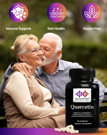 Biosyntra Pure Quercetin 500mg - Pure Quercetin Capsules for Immune Support & Cellular Protection Gluten-Free Non-GMO 120 Capsules - product information 14