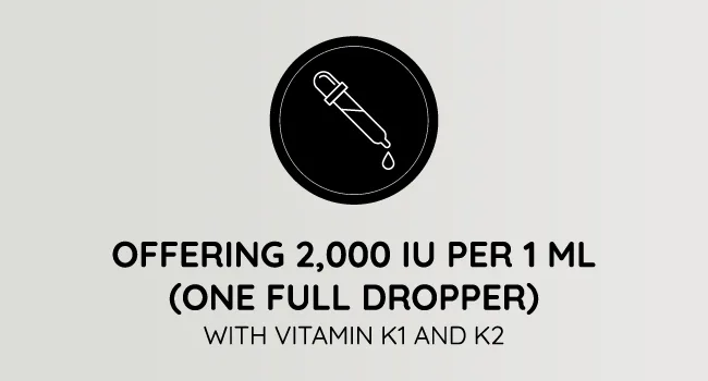 Dr. Brighten Vitamin D3/K2 Highly Concentrated Liquid D3 K2 Drops Dietary Supplement for Strong Immune System and Bone Health 2 Fl Oz - Restful sleep