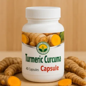 BASIC AYURVEDA Turmeric Curcuma Supplement - 460MG+ | Natural Herbal Capsules for Joint Support Skin Health & Daily Vitality | Extra Strength Formula | 40 Capsules - turmeric capsules