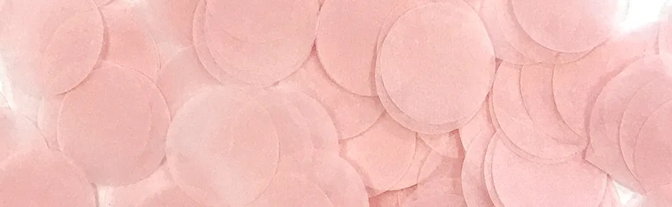 Allydrew Round Tissue Paper Confetti  1 (Light Pink) - product information 13