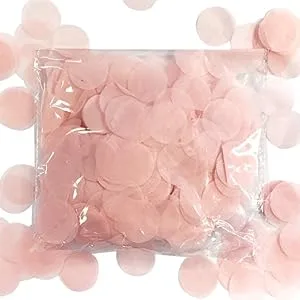 Allydrew Round Tissue Paper Confetti  1 (Light Pink) - product information 15