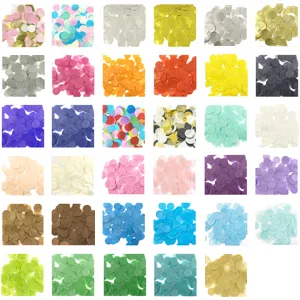 Allydrew Round Tissue Paper Confetti  1 (Light Pink) - product information 17