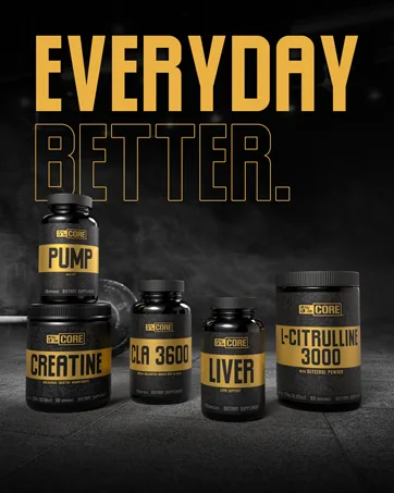 5% Nutrition Core L-Glutamine 5000 Supplement w/L-Alanine | Immune & Digestive Support | Amino Acid Muscle Builder Post Workout Recovery | Unflavored (60 Servings) - Everyday Better