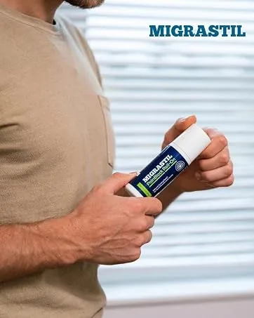 Basic Vigor Migrastil Extra Strength Migraine Stick Advanced Formula Strong Aromatherapy Roll On Includes Menthol Essential Oils No Lavender Made in The USA. 1 - product information 13