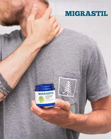 Basic Vigor Migrastil Extra Strength Migraine Stick Advanced Formula Strong Aromatherapy Roll On Includes Menthol Essential Oils No Lavender Made in The USA. 1 - product information 14