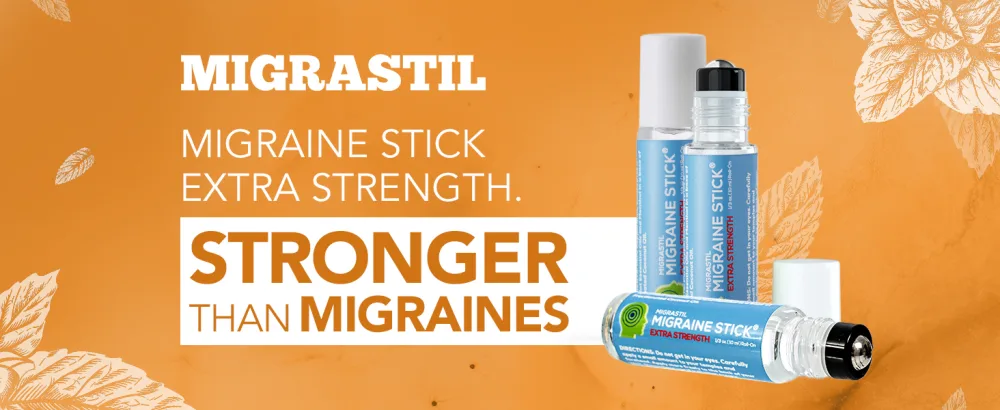 Basic Vigor Migrastil Extra Strength Migraine Stick Advanced Formula Strong Aromatherapy Roll On Includes Menthol Essential Oils No Lavender Made in The USA. 1 - migrastil migraine stick basic vigor health supplement extra strength