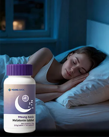 9 YOUNG-BASIC Premium Vitamin C + Vitamin E Chewable - Natural VIT C and VIT E Supplement for Dual Antioxidant Heart Circulatory and Immune System Support - 60 Orange Tablets - Brand