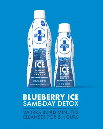 Rescue Detox ICE - Blueberry Flavor | Maximum Strength (32oz) (17oz Blueberry) 17 Fl Oz (Pack of 1) - product information 8