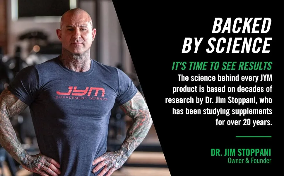 JYM Supplement Science Pre JYM Plus Fruit Punch Pre-Workout Powder Amino Nitrates Creatine Betaine Nootropics BCAA s for Men & Women 30 Servings Fruit Punch Blast - 03-Jim