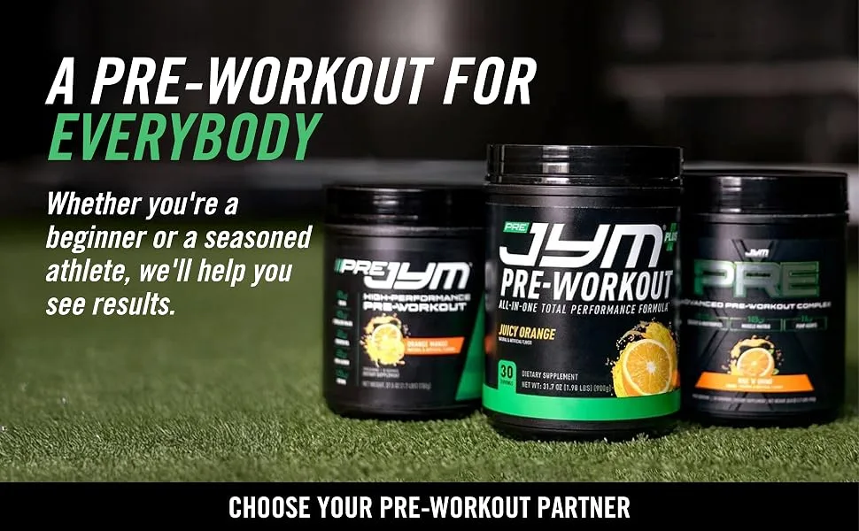 JYM Supplement Science Pre JYM Plus Fruit Punch Pre-Workout Powder Amino Nitrates Creatine Betaine Nootropics BCAA s for Men & Women 30 Servings Fruit Punch Blast - 04-Buy Now