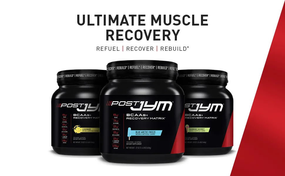 Pre JYM Grape Candy Pre Workout Powder and Post JYM Active Matrix Post-Workout Supplements Bundle 30 Servings Each - product information 27