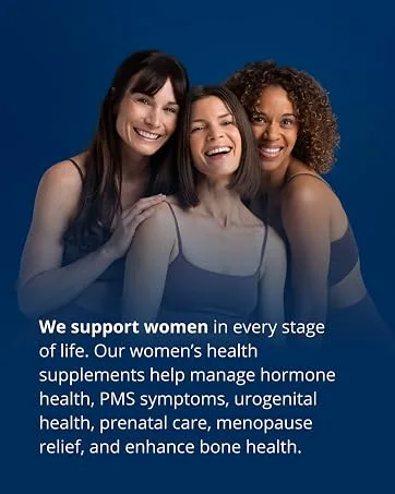 Metagenics Bundle - Bone Builder Extra Strength & D3 5000-180 Tablets of Bone Builder* - 120 Softgels of D3 5000 for Immune Support & Heart Health* - Womens laughing with text saying "we support women in every stage of life"