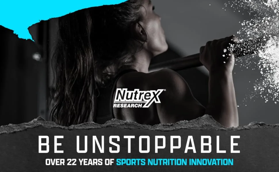 Nutrex Research Micronized Creatine Monohydrate Powder - 200 Servings (1KG) Pure Unflavored Creatine Monohydrate Supplement for Muscle Gain Strength and Performance 5G Per Serv (2.2lbs) 2.2 Pound (Pack of 1) - Be Unstoppable