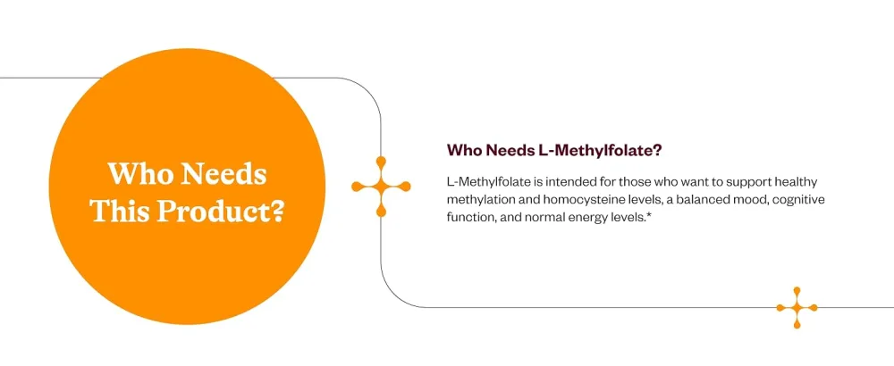 Seeking Health L-Methylfolate 1mg Supports Healthy MTHFR Mood and methylation- 60 Capsules - product information 16