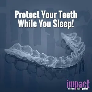 Impact Nightguards Custom Hard Night Guard 3mm -Upper Hard Guard 3mm Upper - Teeth grinding mouthguards bruxism anti-grinding mouth guards smile dental lab tmj gnashing sore jaw