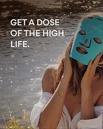 HigherDOSE HIGH-DRATION Electrolytes Powder Replenishes & Energizes with Real Watermelon Magnesium Vitamin Complex & Coconut Water Post Workout Recovery - No Added Sugar (30 Servings) - red light face mask