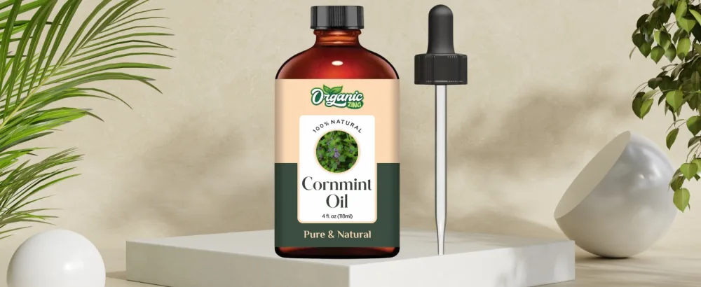 Organic Zing Cornmint (Mentha arvensis) Oil | Pure & Natural Essential Oil for Massage Aroma & Diffusers - 118ml/3.99fl oz - product information 19