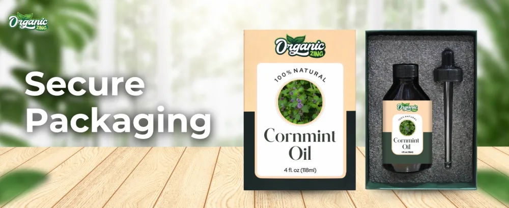 Organic Zing Cornmint (Mentha arvensis) Oil | Pure & Natural Essential Oil for Massage Aroma & Diffusers - 118ml/3.99fl oz - product information 20