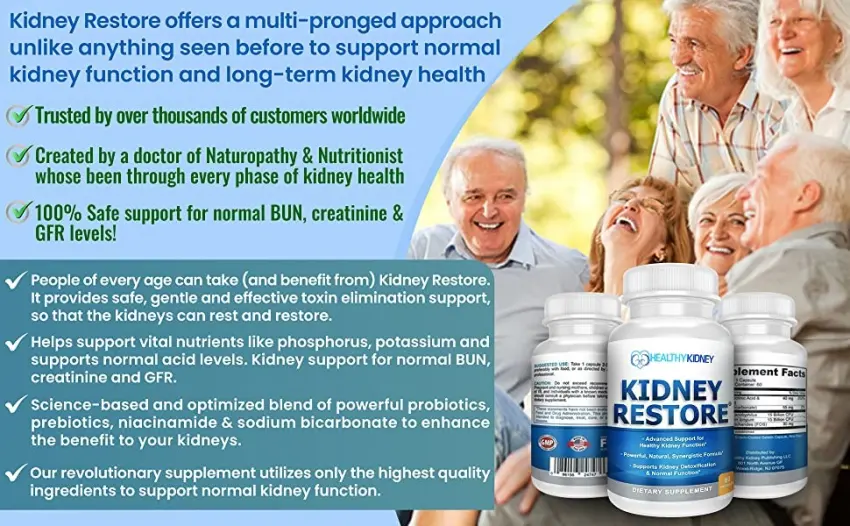 Kidney Restore & Sodium Bicarb 2 Pack Kidney Cleanse Natural Supplement Sodium Bicarbonate Buffer Acid Naturally - product information 26