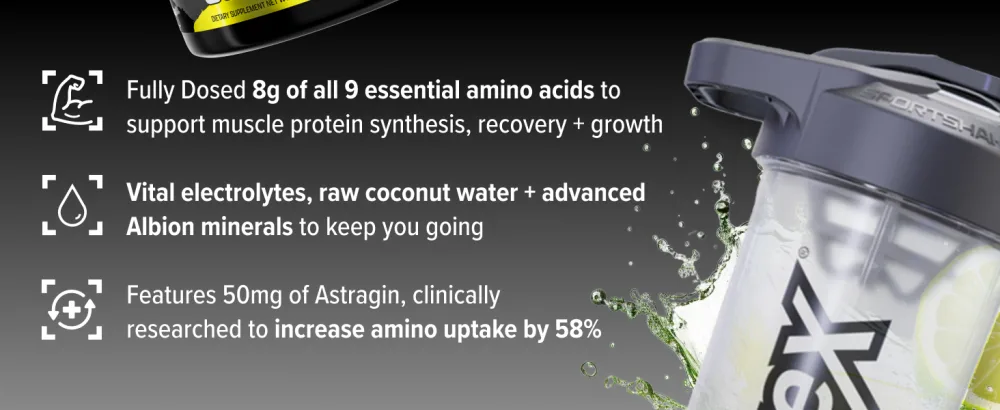 Nutrex Research EAA Hydration | EAAs + BCAA Powder | Muscle Recovery Strength Muscle Building Endurance | 8G Essential Amino Acids + Electrolytes | (Packaging My Vary) 30 Servings (Lemon Lime) - Fully dosed