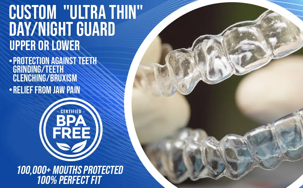 Impact Nightguards Custom Ultra Thin Day Guard 1mm (Dayguard 1MM Upper) - Ultra Thin Day night guard