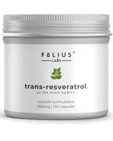 FOLIUS LABS Bacopa Monnieri Capsules 750mg Herbal Supplement with 40% Bacosides Bacopa Monnieri - Helps to Support Memory and Cognitive Ability 120 Capsules - resveratrol